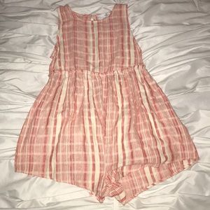 Striped romper